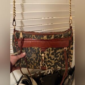 Rebecca minkoff leopard print purse!
